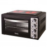 Φουρνάκι με κεραμική εστία Oliver Voltz OV51441A38, 38 l, 3100W, 100-230C, Convection, Συνδυασμός εστίας και φούρνου, Μαύρο