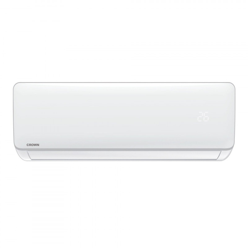 Κλιματιστικό Inverter Crown CIT-12FO62AS, 12000 BTU, A++, Αυτοκαθαριζόμενο, Αυτοδιάγνωση, Αυτο-απόψυξη, Λευκό