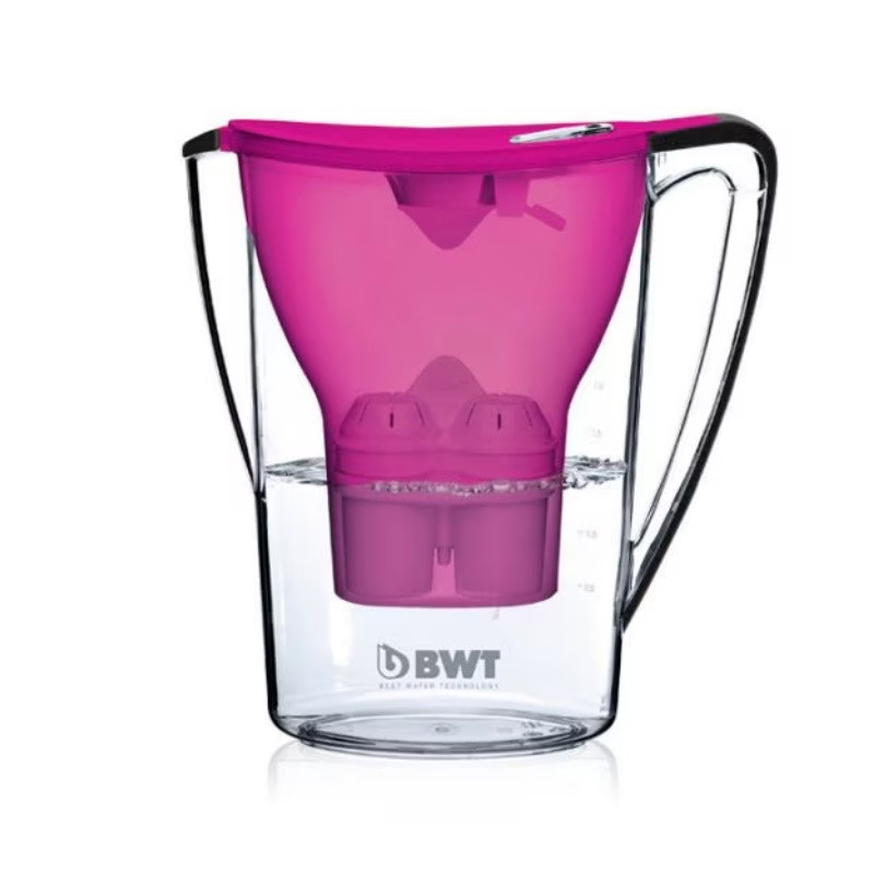 Κανάτα νερού Nitec BWT PENGUIN B702, 2.7 l, φίλτρο μαγνησίου, Eazy Fulling, Easy Control, ροζ