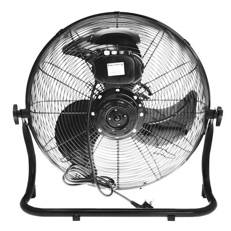 Ανεμιστήρας δαπέδου Klausberg KB 7517, 100W, 45 cm, Μεταλλικός, 3 ταχύτητες, Μαύρο