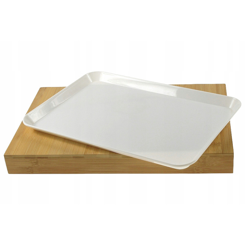 Πίνακας κοπής με αφαιρούμενο δίσκο Kinghoff KH 1681, 38x25 cm, Μπαμπού/πλαστικό