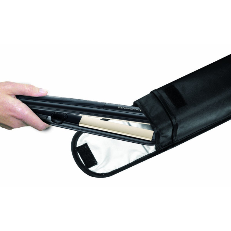 Ισιωτική μαλλιών Remington S3500 Straight, Γρήγορη προθέρμανση15 δευτερόλεπτα, Κεραμική επίστρωση, Επιστρωση Τουρμαλίνης, 230C, Μαύρο