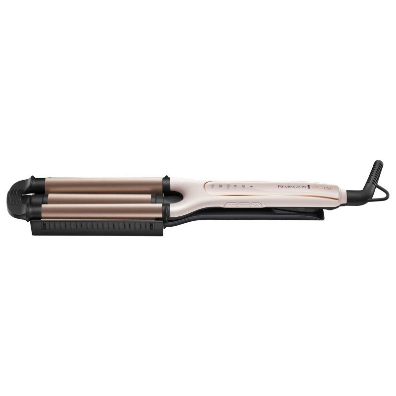 Ψαλίδι μαλλιών Remington CI91AW PROluxe, Για 4 διαφορετικούς τύπους κυμάτων, 150-210C, Κεραμική επίστρωση, Λευκό / μαύρο