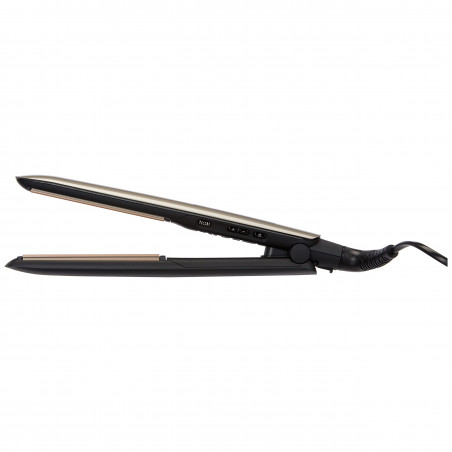 Ισιωτική μαλλιών Remington S8590, 230°C, 5 επίπεδα θερμοκρασίας, Κεραμική επίστρωση, Αυτόματη απενεργοποίηση, Γρήγορη Θέρμανση, Χρυσό χρώμα