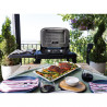 Ηλεκτρικός φούρνος Ninja Woodfire OO101EU, 2400W, 8 προγράμματα, Χρονοδιακόπτης, Οθόνη LED, Αυτόματη απενεργοποίηση, Κόκκινο/Μαύρο