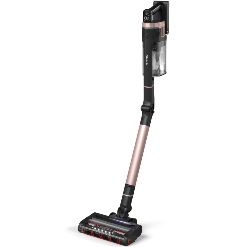 Σκούπα όρθια Shark IZ400EU, 309W, 0.7L, 60 λεπτά αυτονομία, Clean Sense IQ, LED, Powerfins, Rose Gold