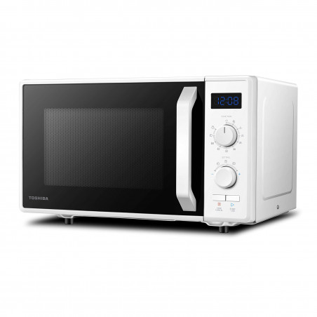 Φούρνος μικροκυμάτων Toshiba MW2-AG23PWH 23 L, 900W, Γκριλ 1000W, Ψηφιακή οθόνη, Χρονοδιακόπτης, Λευκό