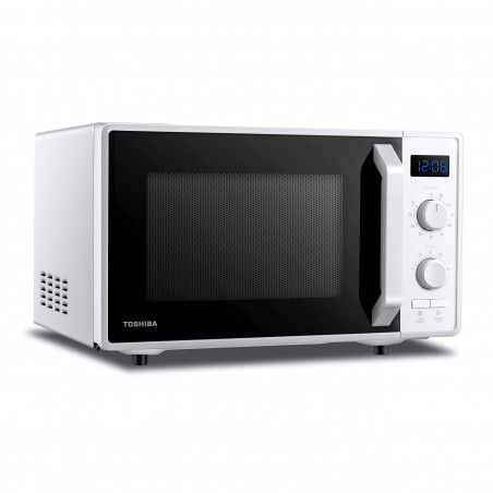 Φούρνος μικροκυμάτων Toshiba MW2-AG23PWH 23 L, 900W, Γκριλ 1000W, Ψηφιακή οθόνη, Χρονοδιακόπτης, Λευκό