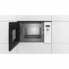 Εντοιχιζόμενος φούρνος μικροκυμάτων Bosch BFL524MW0, 20 λίτρα, 800 W, 7 προγράμματα, Αποθήκευση, Απόψυξη, Λευκό