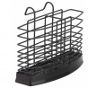 Στεγνωτήριο μαχαιροπήρουνων Rosberg R53003D, 20.7x9.5x15.2 cm, Μαύρο ματ