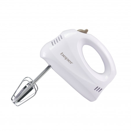 Μίξερ Beper BP.304, 150 W, 5 ταχύτητες, κουμπί απελευθέρωσης των αναδευτήρων, λευκό