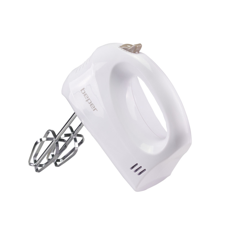 Μίξερ Beper BP.304, 150 W, 5 ταχύτητες, κουμπί απελευθέρωσης των αναδευτήρων, λευκό