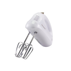 Μίξερ Beper BP.304, 150 W, 5 ταχύτητες, κουμπί απελευθέρωσης των αναδευτήρων, λευκό