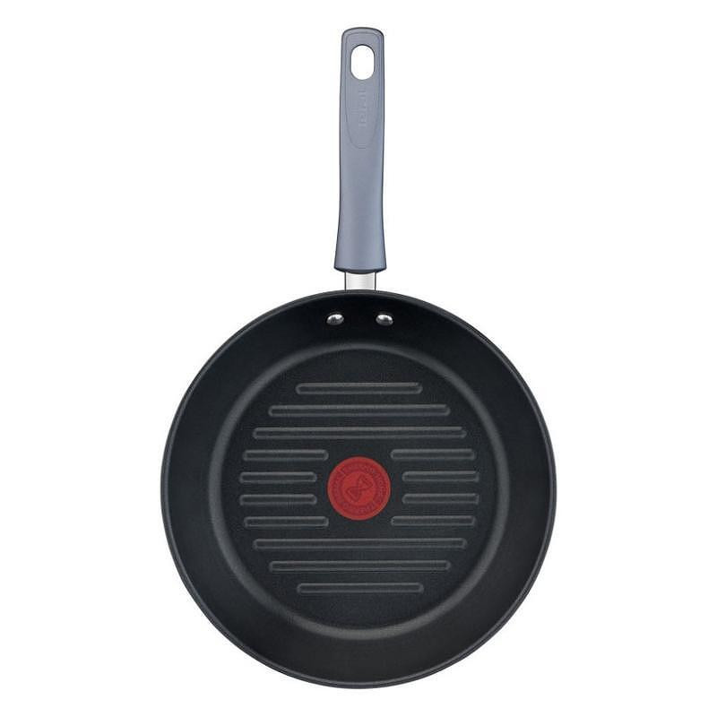 Tefal G7314055 DAILY COOK Ψησταριά-γκριλ, 26 cm, Θερμοδοχείο & Σήμα, Επαγωγή, Sterling Silver