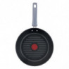 Tefal G7314055 DAILY COOK Ψησταριά-γκριλ, 26 cm, Θερμοδοχείο & Σήμα, Επαγωγή, Sterling Silver