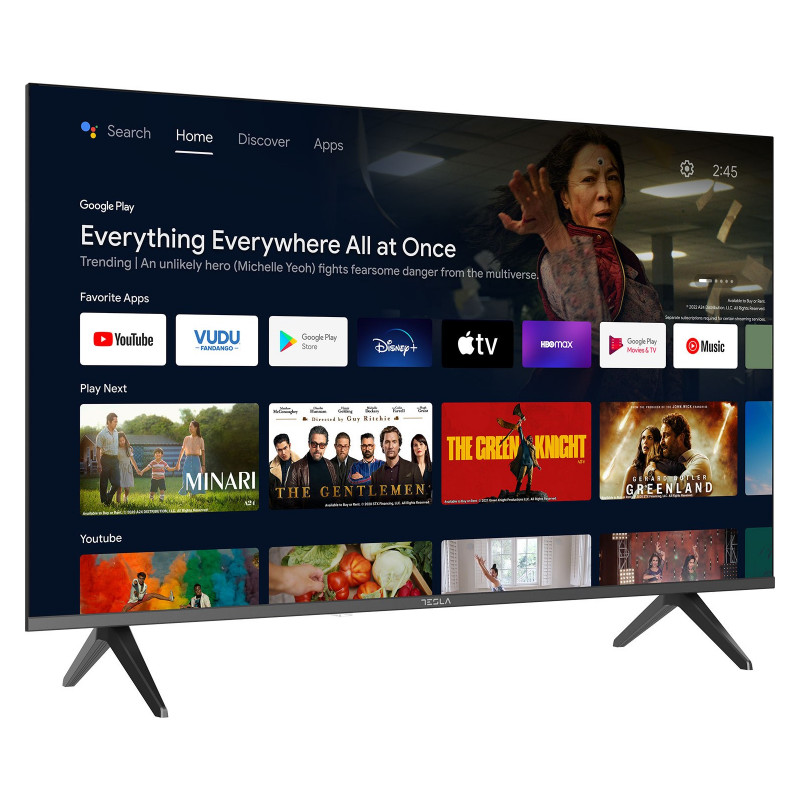 TV Tesla Series 6 40E635BFS, 40", Smart Android, Full HD 1920 x 1080, Wi-Fi, Bluetooth, Class E, Μαύρο