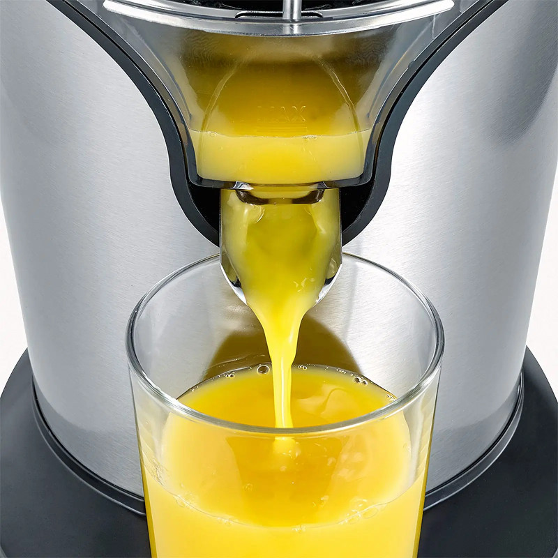 Ηλεκτρική πρέσα εσπεριδοειδών Severin CP 3544, 160W, 400 ml, Αυτόματη έναρξη πίεσης, 2 κόσκινα, χωρίς BPA, Inox