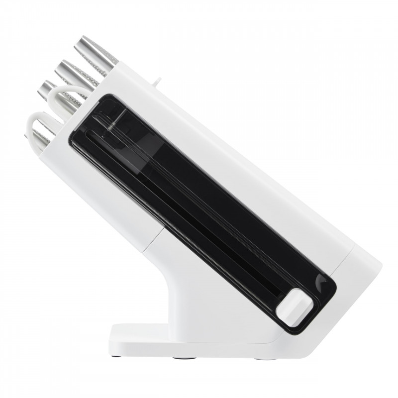Σετ μαχαιριών κουζίνας με ακονιστήρι Ninja K62006EUWH, 6 τεμαχίων, StaySharp, Εργονομικός σχεδιασμός, Λευκό