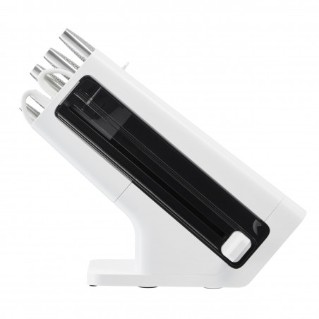 Σετ μαχαιριών κουζίνας με ακονιστήρι Ninja K62006EUWH, 6 τεμαχίων, StaySharp, Εργονομικός σχεδιασμός, Λευκό