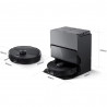 Ρομποτική ηλεκτρική σκούπα Roborock S8 MaxV Ultra S8MVU52-00, 69W, 10000 Pa, Lidar, Wi-Fi, Φωνητικές εντολές, 5200 mAh, 3D χαρτογράφηση, Αυτονομία έως 180 λεπτά, Μαύρο