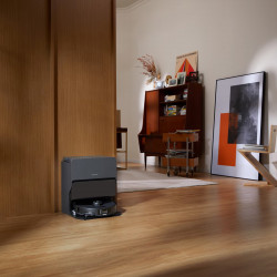 Ρομποτική ηλεκτρική σκούπα Roborock S8 MaxV Ultra S8MVU52-00, 69W, 10000 Pa, Lidar, Wi-Fi, Φωνητικές εντολές, 5200 mAh, 3D χαρτογράφηση, Αυτονομία έως 180 λεπτά, Μαύρο