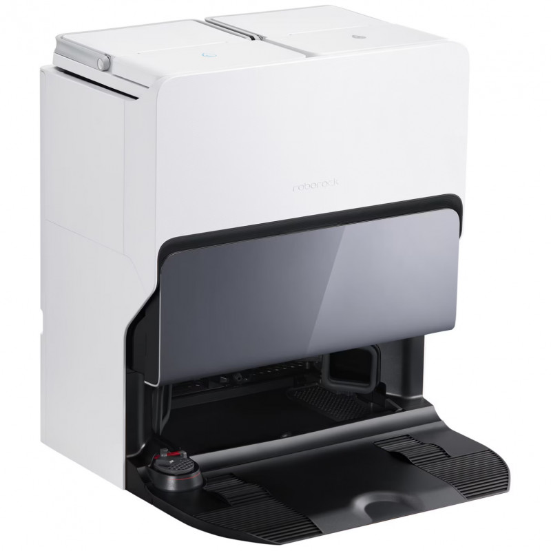 Ρομποτική ηλεκτρική σκούπα ROBOROCK S8 MaxV Ultra S8MVU02-00, 69 W, 10000 Pa, Lidar, Wi-Fi, Φωνητικές εντολές, 5200 mAh, 3D χαρτογράφηση, Αυτονομία έως 180 λεπτά, Λευκό