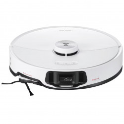 Ρομποτική ηλεκτρική σκούπα ROBOROCK S8 MaxV Ultra S8MVU02-00, 69 W, 10000 Pa, Lidar, Wi-Fi, Φωνητικές εντολές, 5200 mAh, 3D χαρτογράφηση, Αυτονομία έως 180 λεπτά, Λευκό
