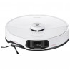 Ρομποτική ηλεκτρική σκούπα ROBOROCK S8 MaxV Ultra S8MVU02-00, 69 W, 10000 Pa, Lidar, Wi-Fi, Φωνητικές εντολές, 5200 mAh, 3D χαρτογράφηση, Αυτονομία έως 180 λεπτά, Λευκό