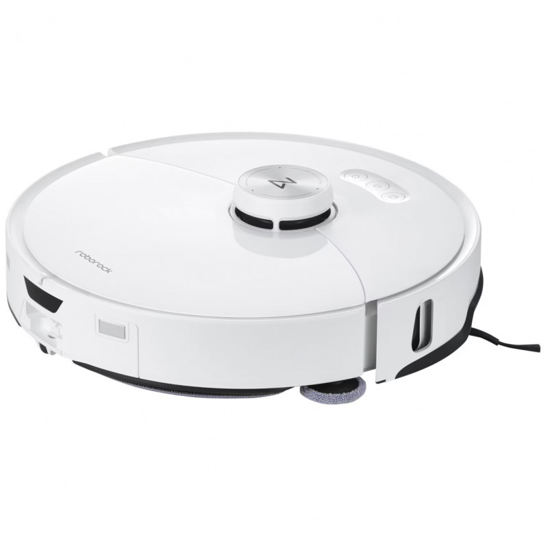 Ρομποτική ηλεκτρική σκούπα ROBOROCK S8 MaxV Ultra S8MVU02-00, 69 W, 10000 Pa, Lidar, Wi-Fi, Φωνητικές εντολές, 5200 mAh, 3D χαρτογράφηση, Αυτονομία έως 180 λεπτά, Λευκό