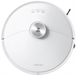 Ρομποτική ηλεκτρική σκούπα ROBOROCK S8 MaxV Ultra S8MVU02-00, 69 W, 10000 Pa, Lidar, Wi-Fi, Φωνητικές εντολές, 5200 mAh, 3D χαρτογράφηση, Αυτονομία έως 180 λεπτά, Λευκό