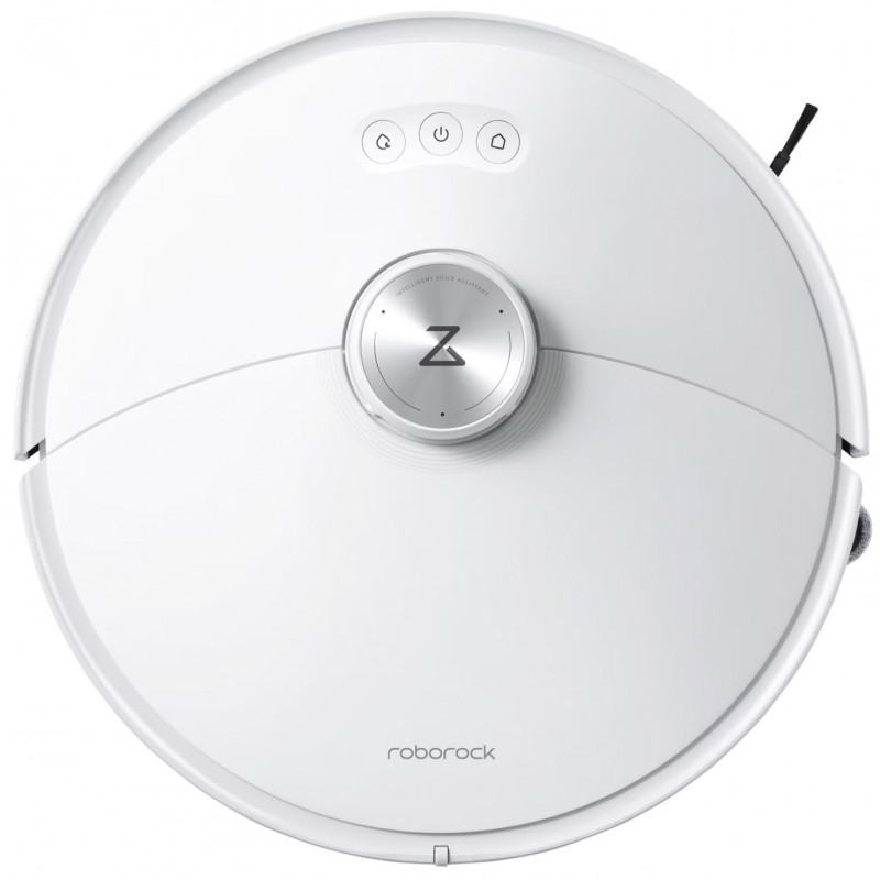 Ρομποτική ηλεκτρική σκούπα ROBOROCK S8 MaxV Ultra S8MVU02-00, 69 W, 10000 Pa, Lidar, Wi-Fi, Φωνητικές εντολές, 5200 mAh, 3D χαρτογράφηση, Αυτονομία έως 180 λεπτά, Λευκό