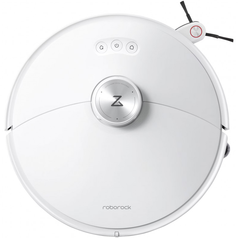 Ρομποτική ηλεκτρική σκούπα ROBOROCK S8 MaxV Ultra S8MVU02-00, 69 W, 10000 Pa, Lidar, Wi-Fi, Φωνητικές εντολές, 5200 mAh, 3D χαρτογράφηση, Αυτονομία έως 180 λεπτά, Λευκό