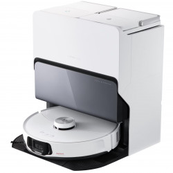Ρομποτική ηλεκτρική σκούπα ROBOROCK S8 MaxV Ultra S8MVU02-00, 69 W, 10000 Pa, Lidar, Wi-Fi, Φωνητικές εντολές, 5200 mAh, 3D χαρτογράφηση, Αυτονομία έως 180 λεπτά, Λευκό