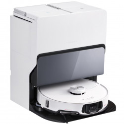 Ρομποτική ηλεκτρική σκούπα ROBOROCK S8 MaxV Ultra S8MVU02-00, 69 W, 10000 Pa, Lidar, Wi-Fi, Φωνητικές εντολές, 5200 mAh, 3D χαρτογράφηση, Αυτονομία έως 180 λεπτά, Λευκό