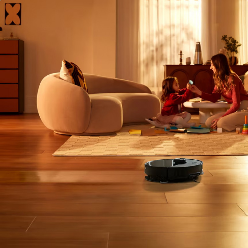 Ρομποτική ηλεκτρική σκούπα Roborock S8 MaxV Ultra S8MVU52-00, 69W, 10000 Pa, Lidar, Wi-Fi, Φωνητικές εντολές, 5200 mAh, 3D χαρτογράφηση, Αυτονομία έως 180 λεπτά, Μαύρο