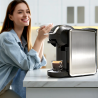 Μηχανή Espresso 8 σε 1 Oliver Voltz OV51171K8R, 1450W, 0,8 l, 5 αντάπτορες, 19 bar, 7 επίπεδα καφέ, Μαύρο/Ασημί