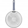 Tefal G7314055 DAILY COOK Ψησταριά-γκριλ, 26 cm, Θερμοδοχείο & Σήμα, Επαγωγή, Sterling Silver