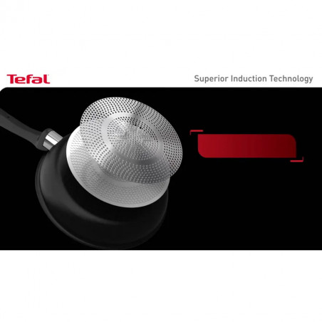 Tefal G2551972 PW28 M PAVOT IND UNLIMITED NOIR, 28 cm, Thermo-Signal, επίστρωση κατά των γρατζουνιών από τιτάνιο, επαγωγή, μαύρο
