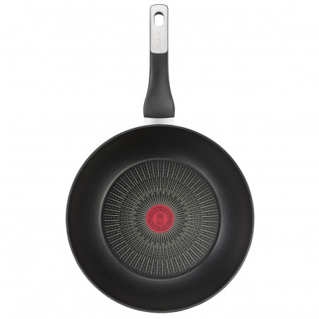 Tefal G2551972 PW28 M PAVOT IND UNLIMITED NOIR, 28 cm, Thermo-Signal, επίστρωση κατά των γρατζουνιών από τιτάνιο, επαγωγή, μαύρο