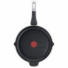 Tefal Grill Pan E2294074 GRILP 26 RND IC G6 UNLIMITED CA, 26 cm, Thermo-Signal & Fusion, χωρίς PFOA, επαγωγή, Μαύρο