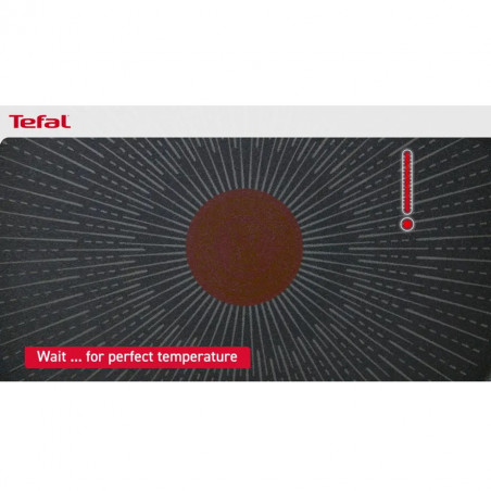 Tefal Grill Pan E2294074 GRILP 26 RND IC G6 UNLIMITED CA, 26 cm, Thermo-Signal & Fusion, χωρίς PFOA, επαγωγή, Μαύρο