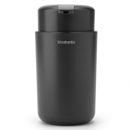Διανομέας υγρού σαπουνιού Brabantia ReNew 1003133, 250ml, Αντιολισθητική βάση, Χωρίς σταγόνες, Σκούρο γκρι