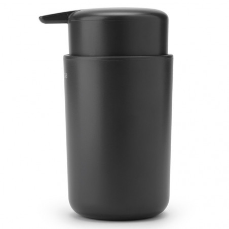 Διανομέας υγρού σαπουνιού Brabantia ReNew 1003133, 250ml, Αντιολισθητική βάση, Χωρίς σταγόνες, Σκούρο γκρι
