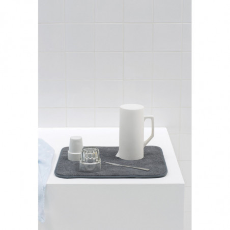 Στρώμα πιάτων μικροϊνών Brabantia SinkSide 1000215, 40x47 cm, πολυεστέρας, σκούρο γκρι
