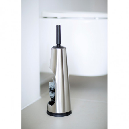 Βούρτσα τουαλέτας Brabantia ReNew 107870, 42 cm, διακριτικός σχεδιασμός, Inox/matt
