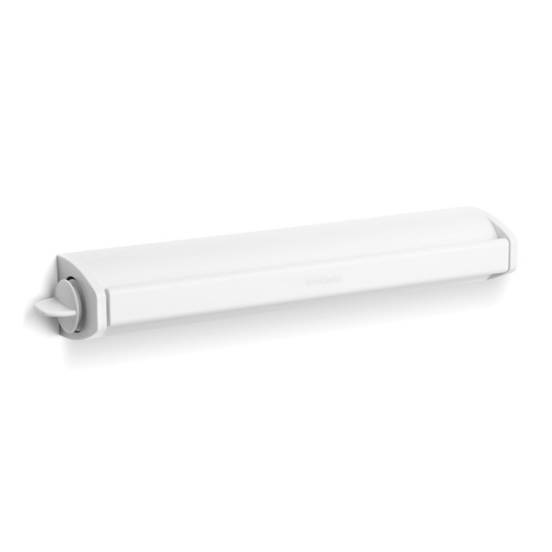 Απλώστρα ρούχων Brabantia Pull-out 90300175, 22 m, Τοποθέτηση στον τοίχο, Αυτόματο κλείδωμα, Ανθεκτικό στη διάβρωση, Λευκό