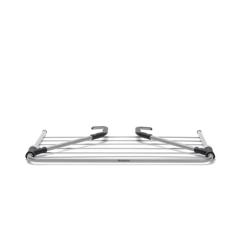 Απλώστρα Κρεμαστή Brabantia 90300178, 4,5 m, Για τοίχους έως 11 cm, Πτυσσόμενοι βραχίονες, Inox