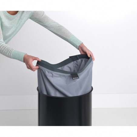 Σακούλα για τα άπλυτα της Brabantia 90300186, 30-35 l, πλένεται, βαμβάκι, γκρι