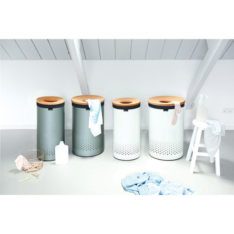Σακούλα για τα άπλυτα της Brabantia 90300186, 30-35 l, πλένεται, βαμβάκι, γκρι