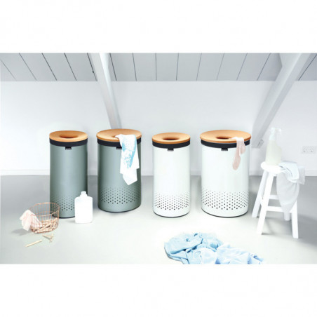 Σακούλα για τα άπλυτα της Brabantia 90300186, 30-35 l, πλένεται, βαμβάκι, γκρι